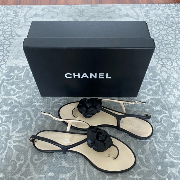 CHANEL Shoes - Chanel Camellia Sandals